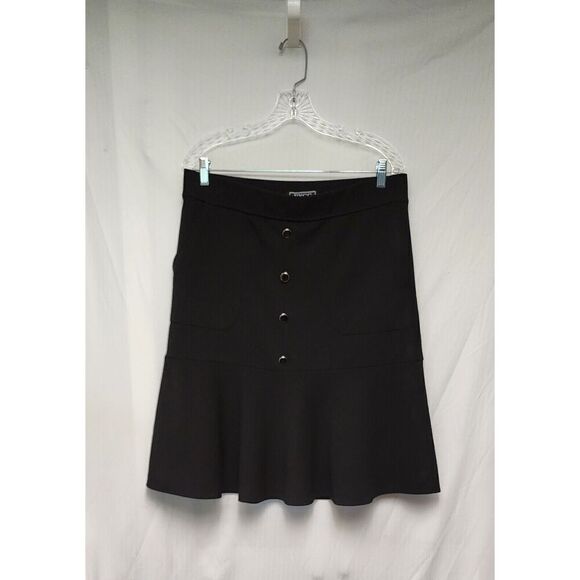 NYCC A-line Knee Length Black Skirt Size Large - Picture 2 of 7